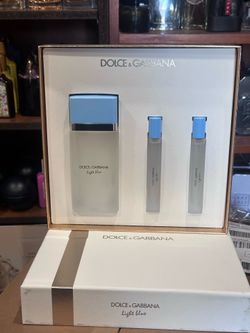 Dolce Gabbana light blue set 3.4oz edt