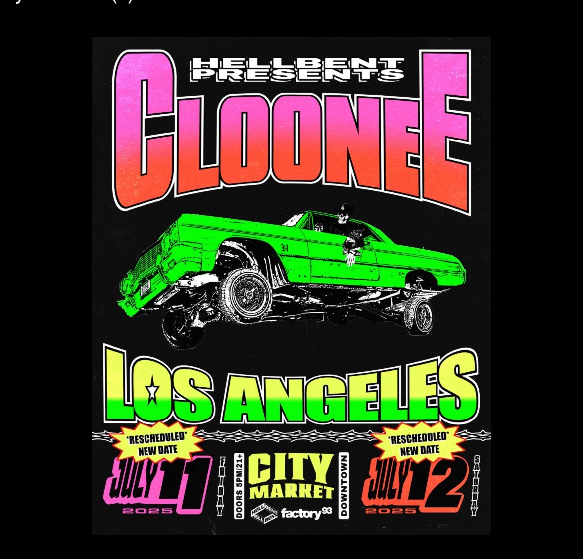 Factory 93 Cloone Tickets  FRIDAY 