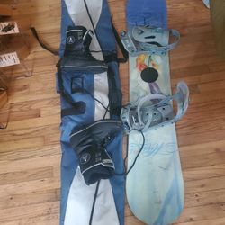 Ladies Complete Snowboard Set-LTD 149, Airwalk sz 7 ,Lamar Banding & Lamar Bag