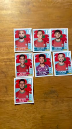 Panini World Cup Morocco Player Stickers