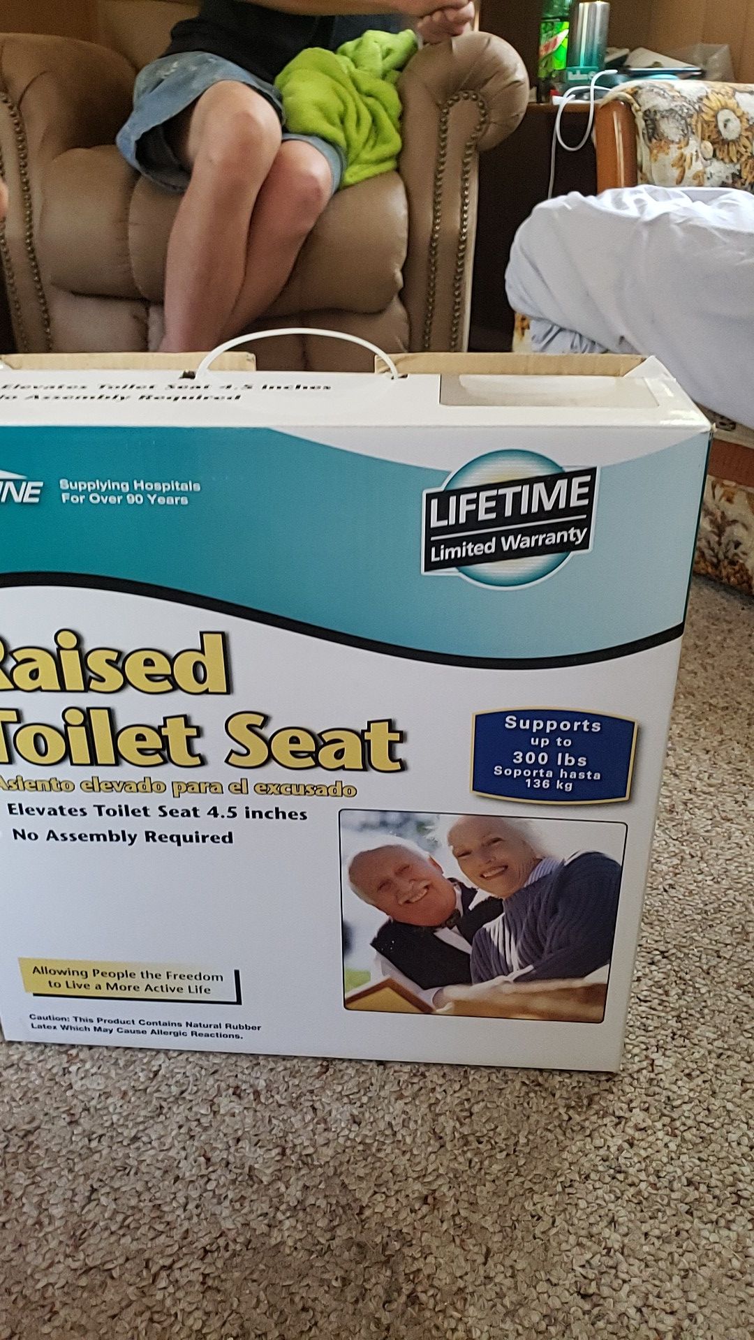 Medline raised toilet seat