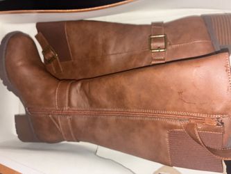 Little girl knee high boots