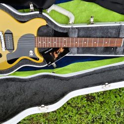 Gibson Billy Joe Armstrong BJA Les Paul Junior DC TV w RARE White HSC P90+ Stacked Minty 2012