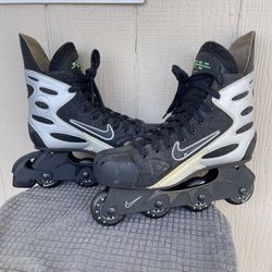 Pre- Owned Men Nike Zoom Air 90S Rollerblades Inline Black HR0006-003 Size 13