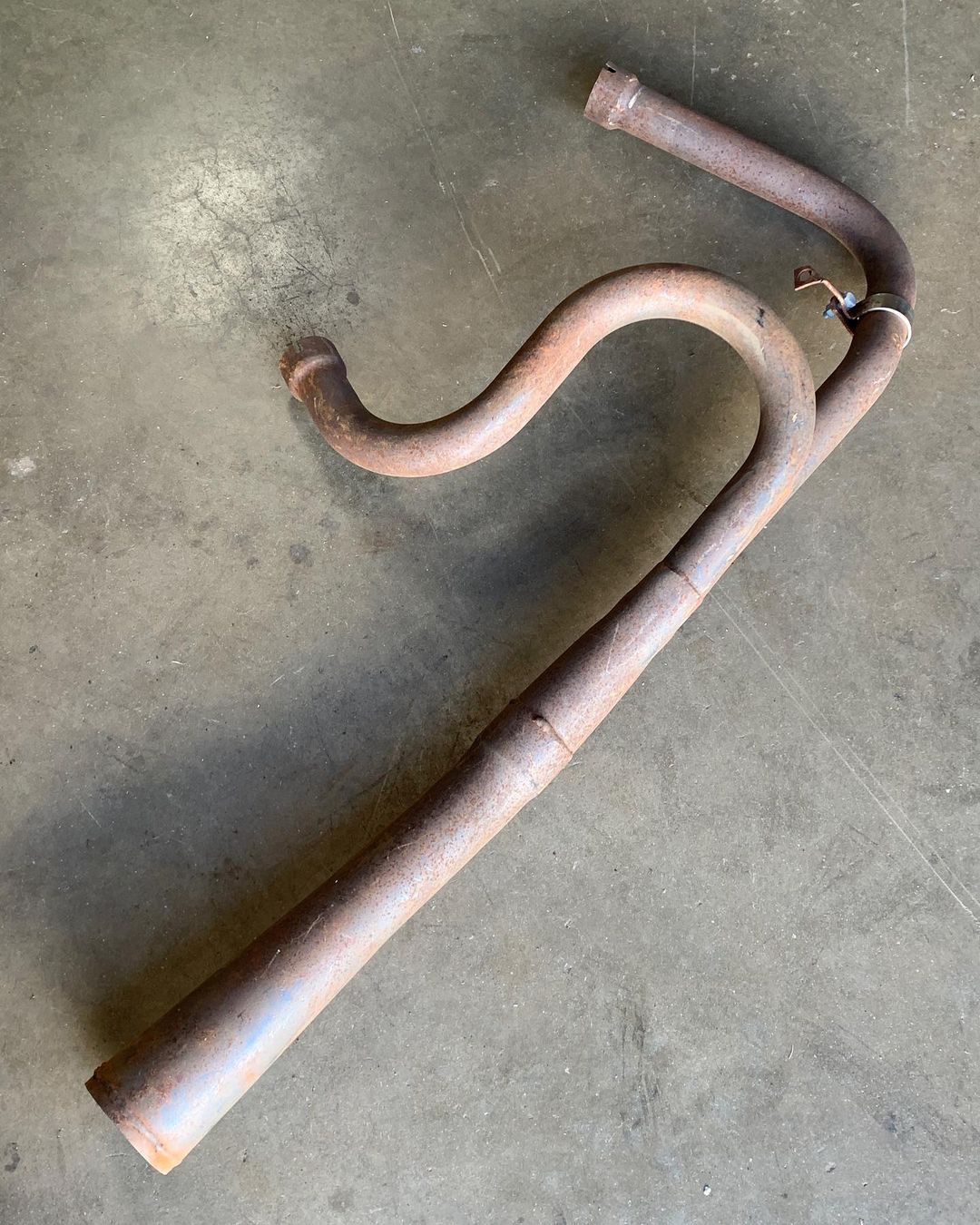 Panhead Two Into One Pipes