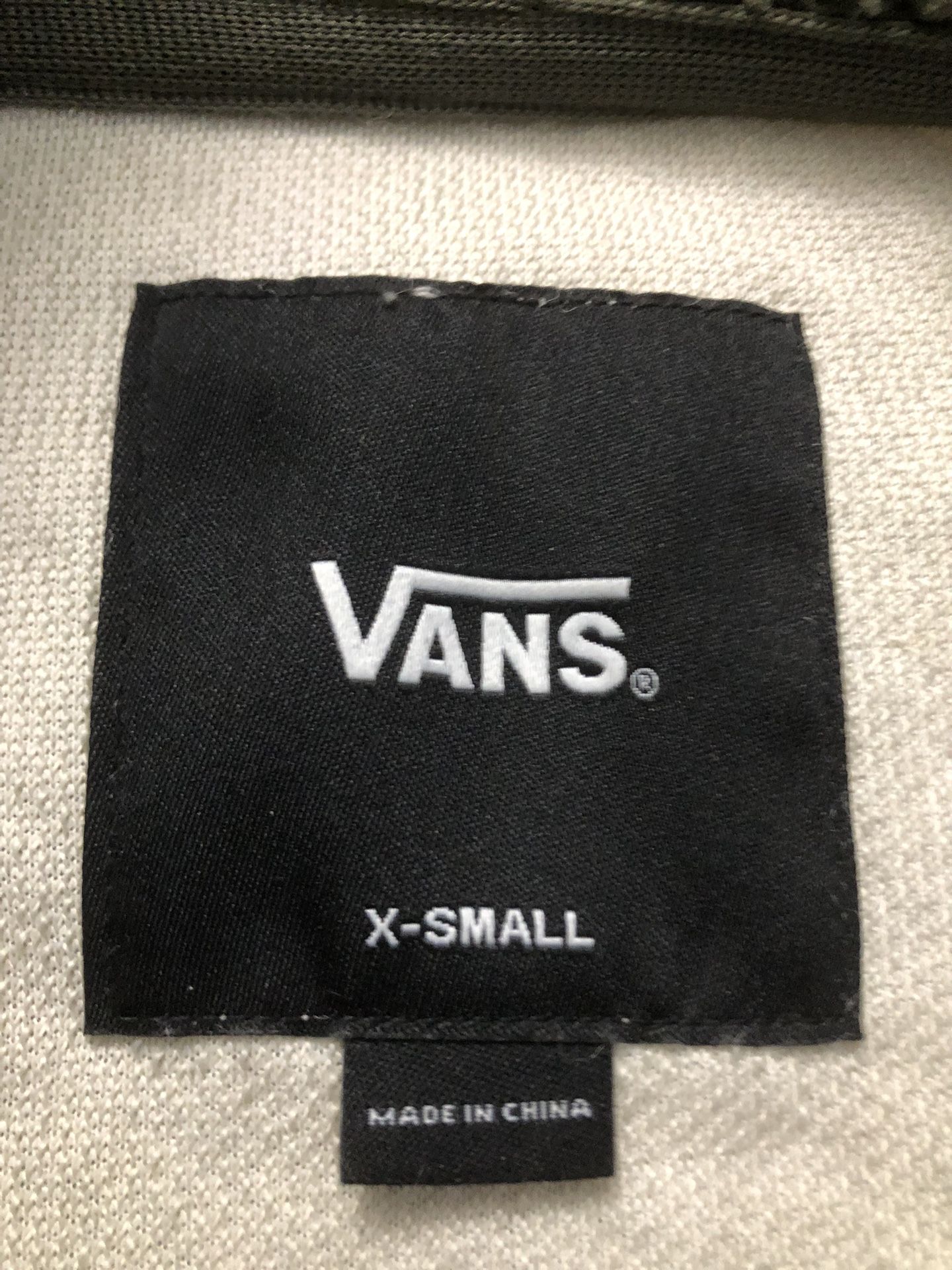 Vans Jacket Size Xs