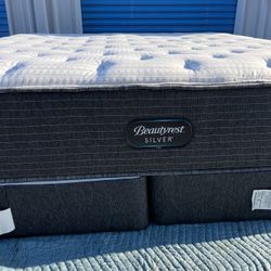 King Size Beauty Rest Silver Plush Mattress