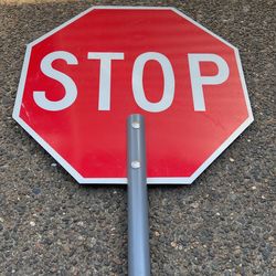 Stop Sign/ Slow Day At The Lake