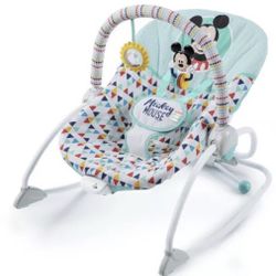 Bright starts Disney baby Mickey Mouse infant to toddler Rocker seat. New in sealed box