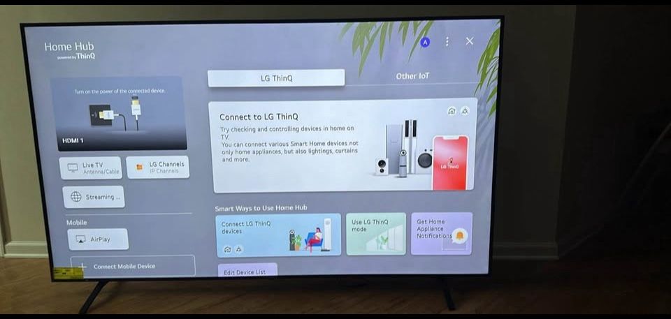 86" 4K HDR UHD Al ThinQ Smart TV