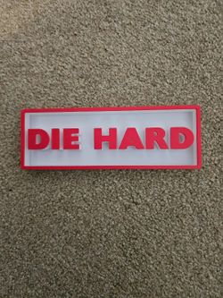 Die Hard Business Collectors Retail Display Logo Sign