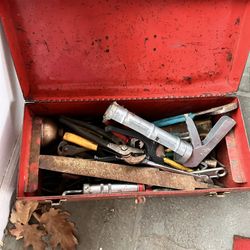 Old Tool Boxes In Decent Condition 