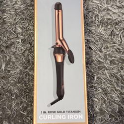 CONAIR INFINITIPRO Rose Gold Titanium 1-Inch Curling Iron