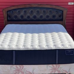 Queen Size Bed with Mattress Set 