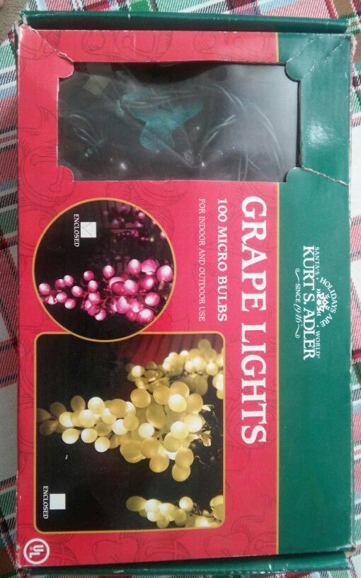 Kurt Adler Grape lights