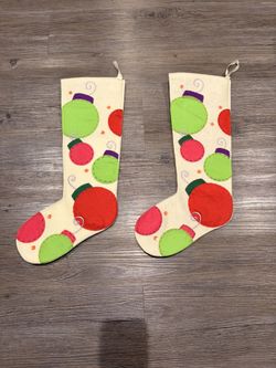 Contemporary Felt Christmas Stockings 