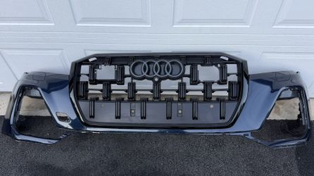 BLUE AUDI Q7 FRONT BUMPER 2024 2025 2026 RADIATOR GRILLE