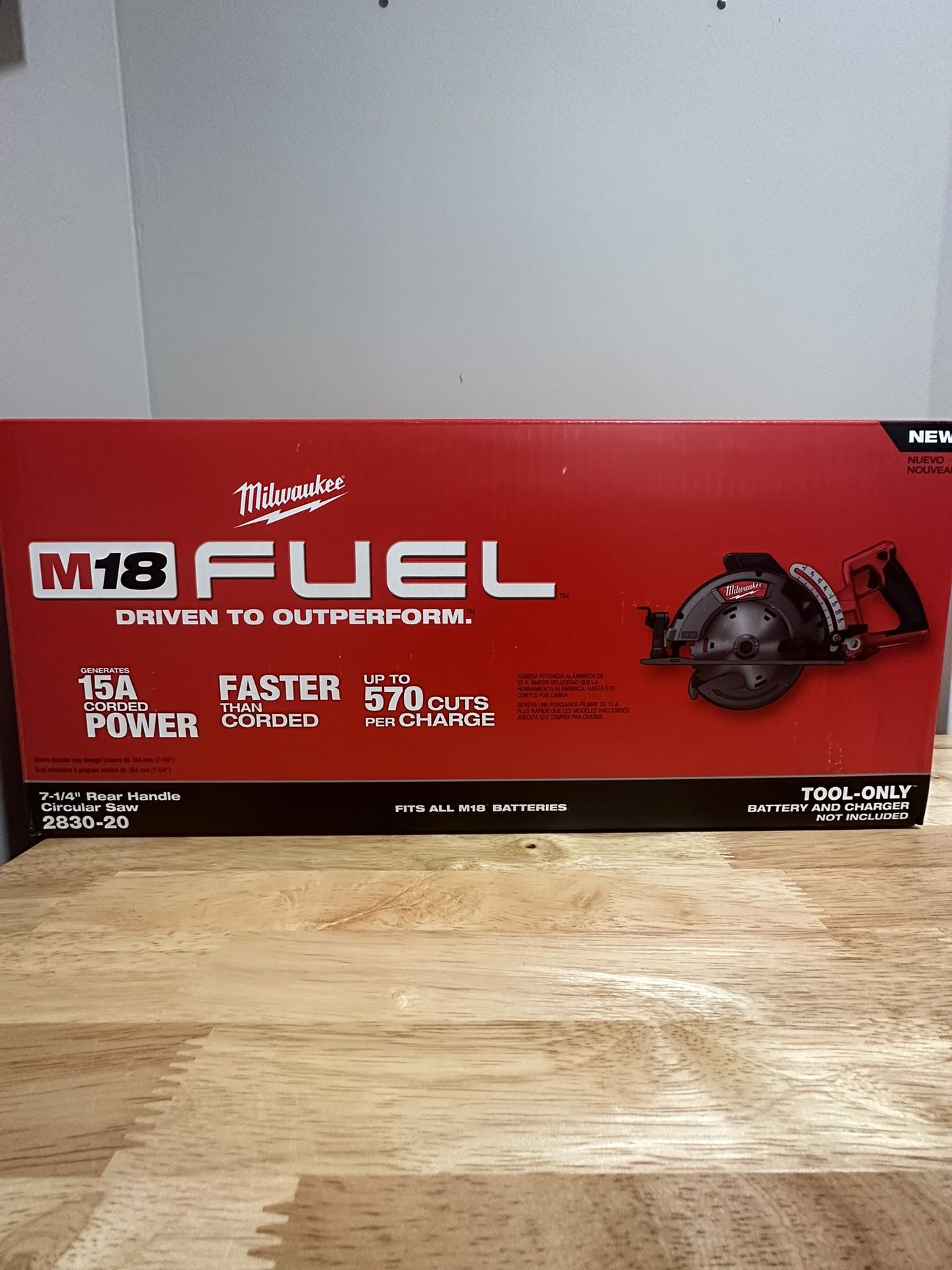 Milwaukee M18 FUEL 1/4” Rear Handle Circular Saw 2830-20 for Sale in  Shadow Hills, CA OfferUp