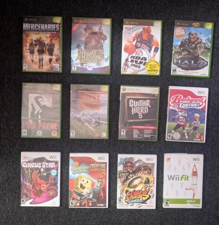 Xbox & Wii Game Lot - 12x Games [FREE SHIPPING!]