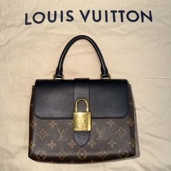 Authentic Louis Vuitton Locky BB Monogram Top Handle Hand Bag – No Chain Strap