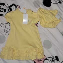 Girl's Ralph Lauren  Polo Dress-Brand New with tags (12 months)