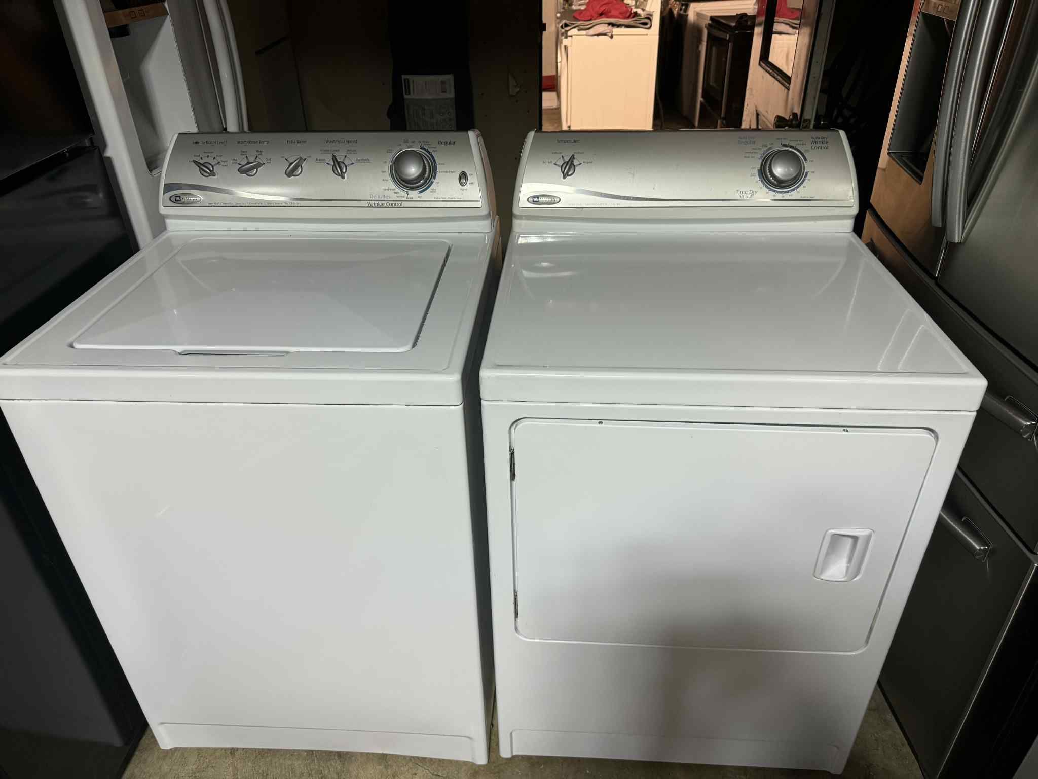 Washer And Electric Dryer