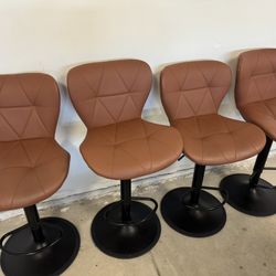  Modern Bar Stools Set of 4  