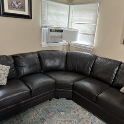 Sectional Brown Couch 