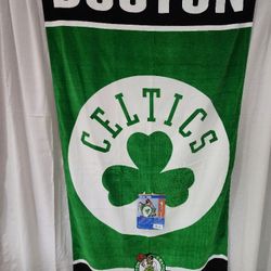 Boston Celtics Beach Towel