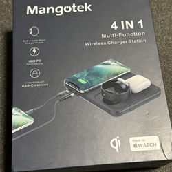 Mangotek 4-in-1 Apple Wireless Charging Hub