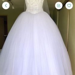 Wedding dress David’s bridal 