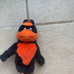 12 Inch Baltimore Orioles Stuffed Bird Mascot 