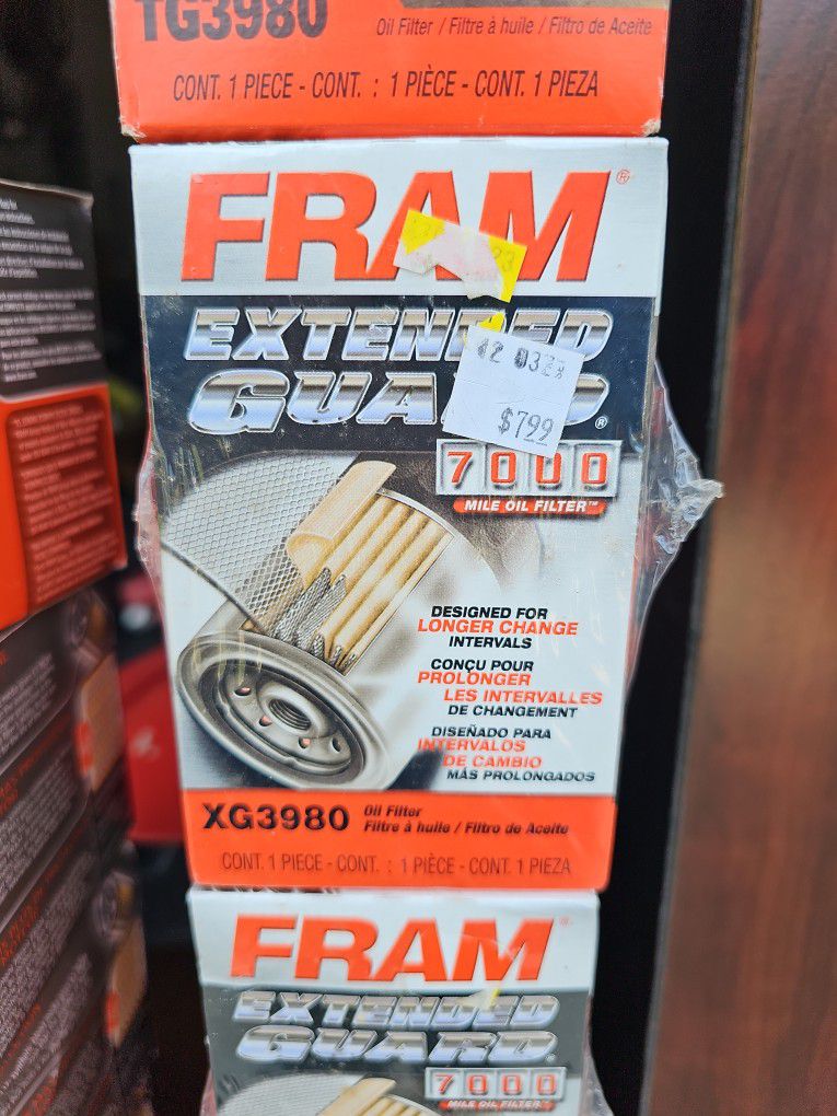 Fram Oil Filters 3 Extended Guard & 1 Tough Guard 
