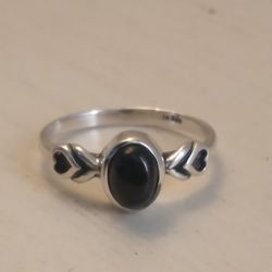 Handmade By Me Black Onyx Ring