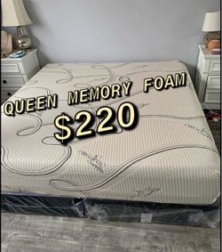 New queen memory mattress