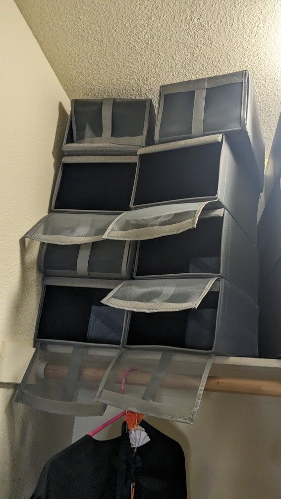 Ikea Skubb Shoe Stackable Containers