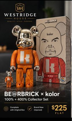 BE@RBRICK x Kolor 100% + 400% Collector Set