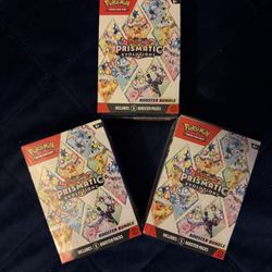 Pokemon Prismatic Evolutions Booster Bundles 