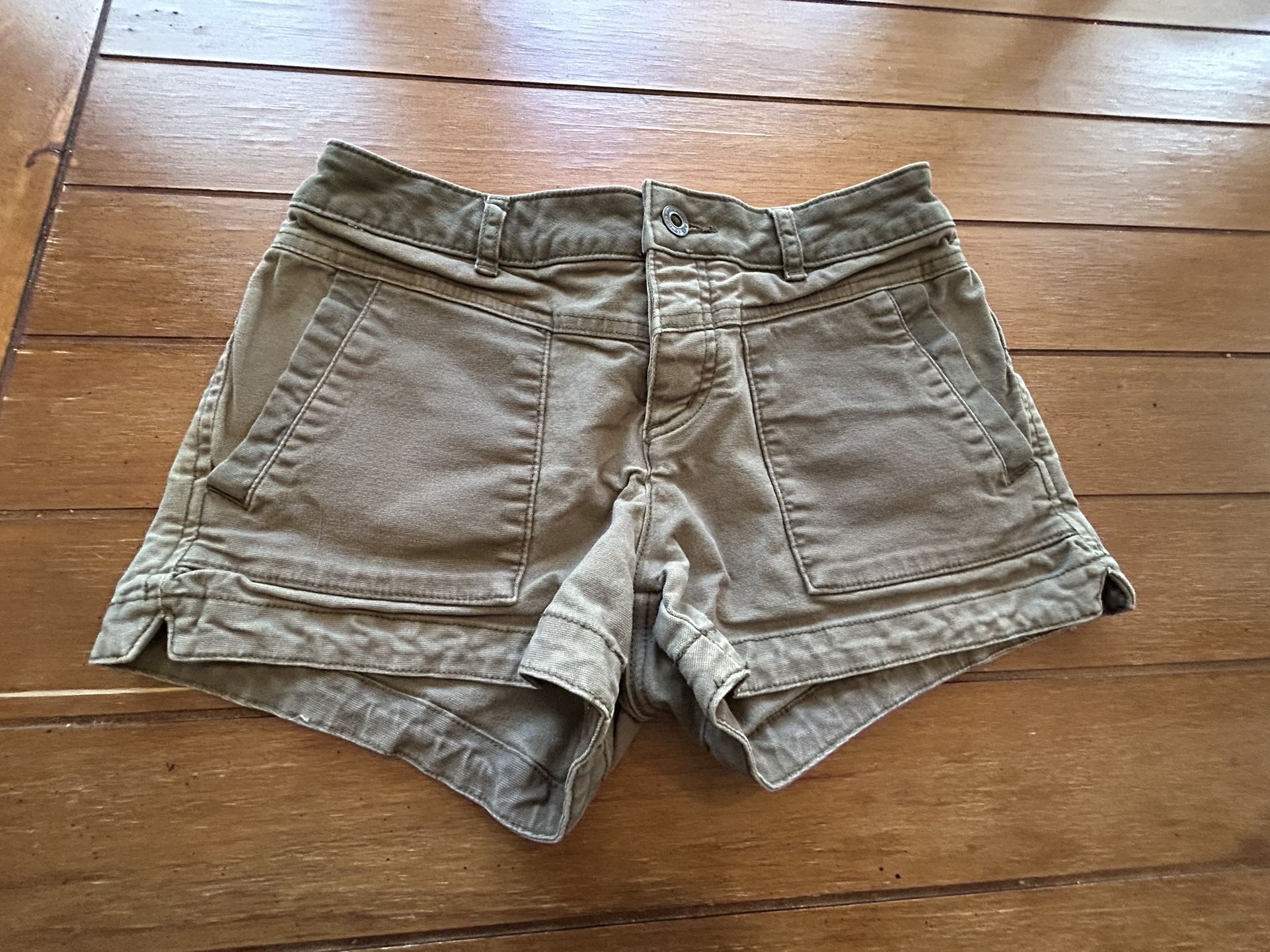 Prana Green Shorts Size 2