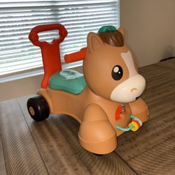 Fisher Price Walk Bounce And Ride Pony 