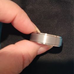 Men's 10 Size Ring- Tungsten/titanium 