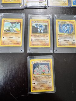 Pokemon Card Machamp Evolution Lot