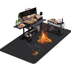 Fire blanket, fireproof grill mat, BBQ mat. New