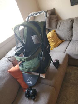 ROODO 3 Wheel Dog Pet Cat Stroller