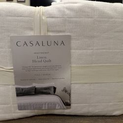 Casa Luna Linen Blend Quilt – Full/Queen (unused, retail $160)