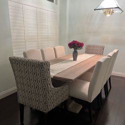 Dining Room Table with 8 Chairs
