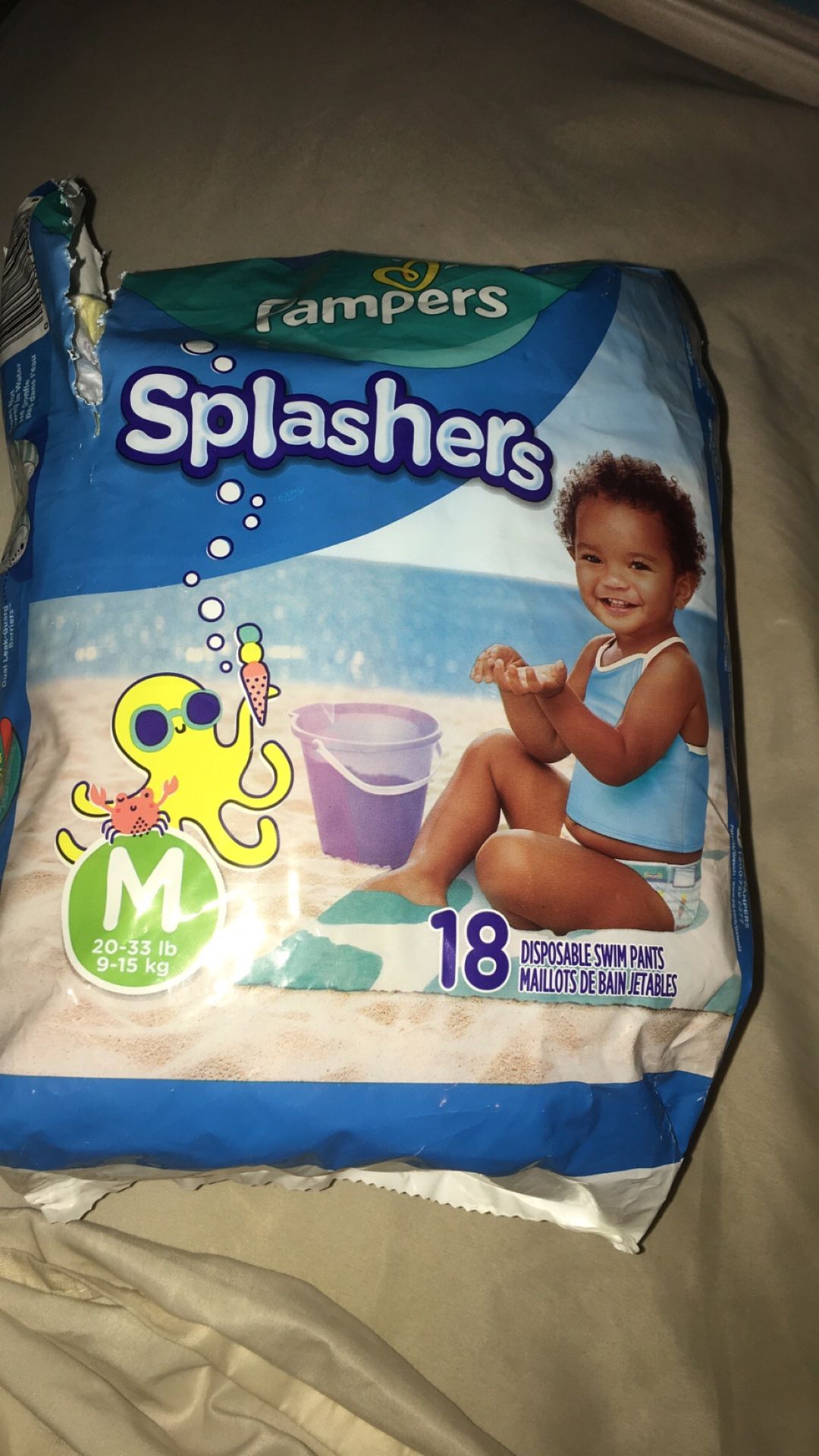 Pampers splashers