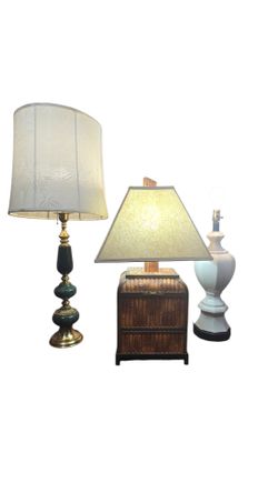 Set of 3 lamps