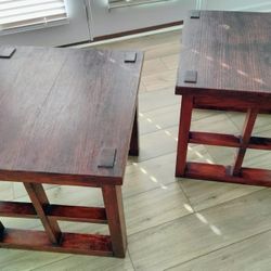 Set Of Sturdy End Tables 