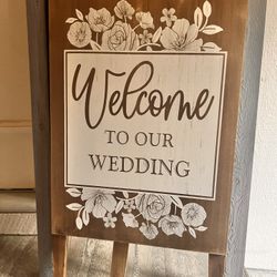 Welcome To Our Wedding Sign